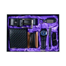 Gift Sets for Men,Valentine's Day Father's Day Birthday Gifts for Men,Key Ring Sunglasses Wallet Pen Gift Set,Mens Gift Box Set