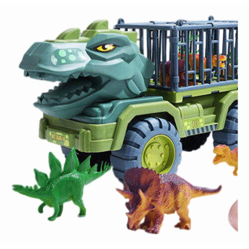 Dinosaurs Transport Car Truck Pull Engineering 2