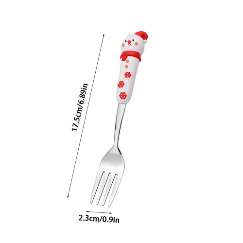 B Playful Spoon Fork Set With Doll Design For Holiday Gatherings 2