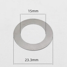 Rondella per asse passante bicicletta M12x3/7,5mm M15x0,2/5mm Mozzi Asse Rondelle piatte/coniche