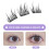 Reusable Self-Stick Black Eyelash Clusters 2