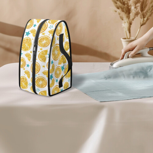 Ångstrykjärnspåse i polyester, stor, apelsindesign 2