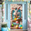 Easter Door Cover Waterproof Fabric 31x79in 6
