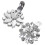 Sparkly Shoe Rhinestone Shoe Clips 2Pcs 5
