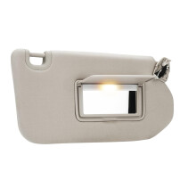 Sun Visor Replacement for Nissan Pathfinder 2013–2018 & QX60 2014–2017 (OE: 96401-9PB0A), with Mirror & Light, Beige, Driver Left & Passenger