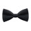 Adjustable Black Bow Tie for Suits Smooth Texture Versatile Accessory 4