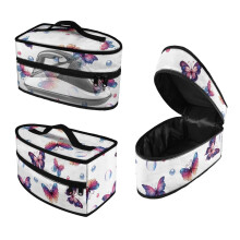 Sac à repasser de voyage à motif papillon, grande fermeture éclair