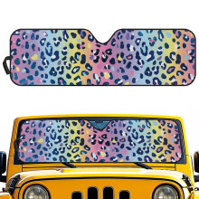 Windshield Sun Shade for JK JKU TJ 2D 4D Cheetah Leopard