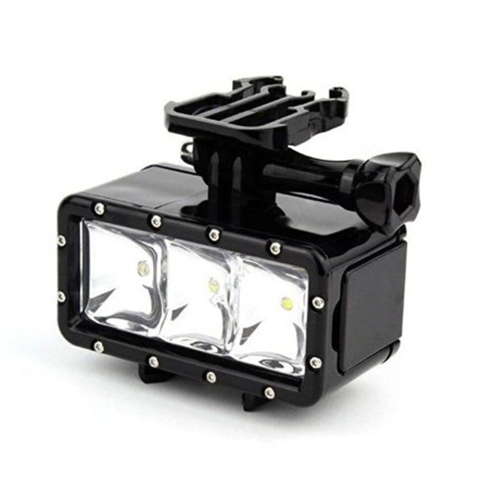 Versatile Underwater Led 3W, 5500K-6000K, Long Runtime For Diving With Compatible With Xiaomi Yi & Gopro Heroes Light 9193271988847