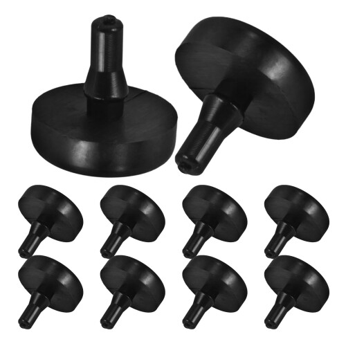 Foot Pedal Pad Black Rubber Stopper for Accurate Operation