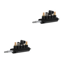 2Pièces Valve Commande Pied Multi-Voies Pour Réparation Auto