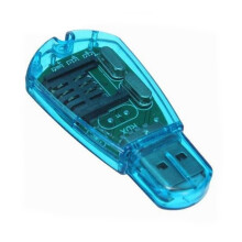 Tragbarer SIM-Kartenleser für GSM-Geräte für Reisen und den Heimgebrauch mit Desktop-PC/Laptop
