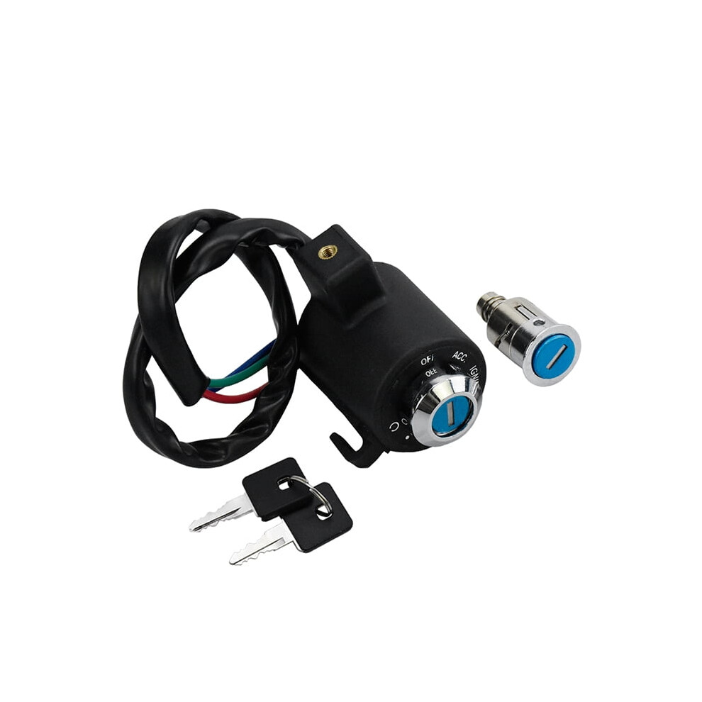 Ignition Key Switch Fit For Sportster 883 Hugger Xlh883 Custom Xl883c 1995-2021 Black 9085618925748