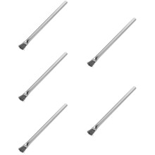 5Pcs Reusable Stainless Steel Fish Tank Silver Aquarium Brush