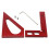 Line Ruler Woodworking Measuring Ruler Triangle Square Angle Measuring Tool Precision Accurate Triangle Ruler Tri-square Line Scriber Saw Guide 5
