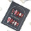 (S) Star Press-on Nails - Red & White Unbreakable DIY 6