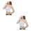 2St Seamless Strapless Crop Bandeau Wit Stretchbaar Vrouwen 8