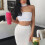 2St Seamless Strapless Crop Bandeau Wit Stretchbaar Vrouwen 11