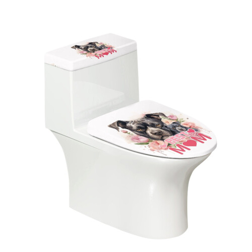 Muttertags-WC-Sitzbezug, 43 x 53 cm, verstellbar