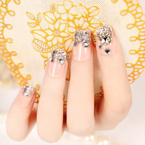 (9) 24pcs Asterism Fake Nails, Reusable for Manicure 2