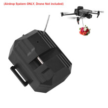 Compatible Drone Thrower, Remote-Controlled Bait Dropper, Compact & Lightweight, ABS Material, Black for DJI Mini 3 Pro