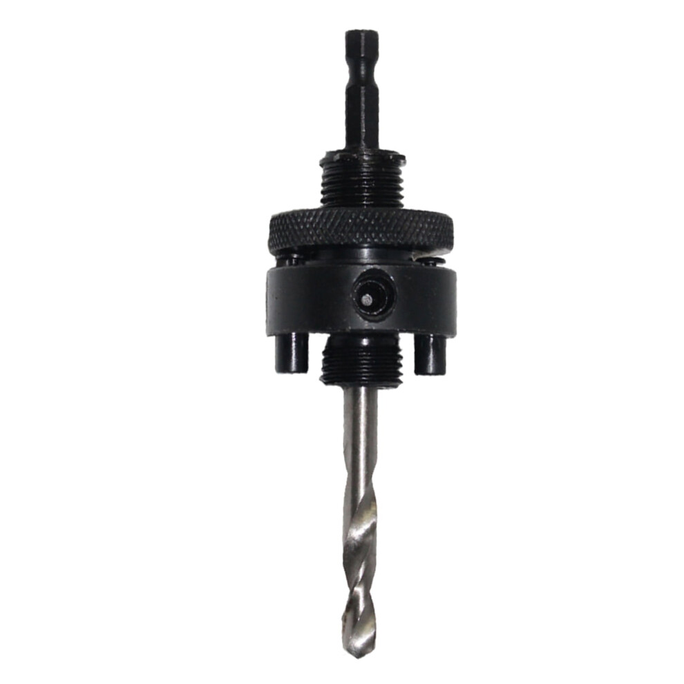 Hole Saw Mandrel,Fit Hole 32-210Mm Shank Hole Saw Arbor And 1/4 Inch Hss(M2) Central Drills 9101399473701