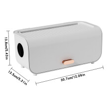Boîte de rangement de câbles de bureau pour multiprise