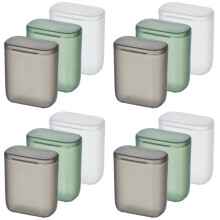 12Pcs Small Plastic Boxes with Lids PP Durable Storage Containers