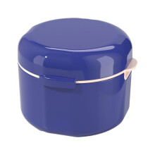 Portable Double-Layer Brace Storage Box with Drainage – Compatible with Braces & Dentures, Compact & Spacious