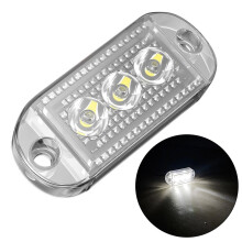 LED Side Marker Light for Buses Trucks Trailers 12V 24V Red