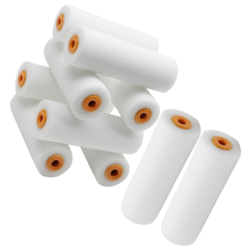 10pcs Small Paint Rollers Sponge Cover Home Decoration Coating Use