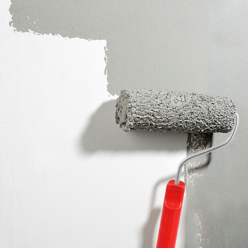 1 Set Mini Paint Roller with Handle for Walls Doors and DIY Projects 2
