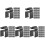 200Pièces Clips De Câble Microphone Plastique Noir Durable Maison 3