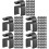 200Pièces Clips De Câble Microphone Plastique Noir Durable Maison 7