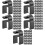 200Pièces Clips De Câble Microphone Plastique Noir Durable Maison 8