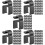 200Pièces Clips De Câble Microphone Plastique Noir Durable Maison 9