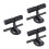 3Pièces Compacte Noire Aide Sit-Up Assistance 8