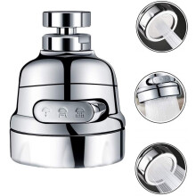 Kitchen Faucet Aerator 360 Swivel Dual-Mode Sprayer