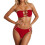 Women's Triangle Bikini String Bikini Set Two Piece Swimsuit Bathing Suits 1