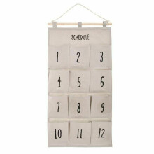 Home Hanging Storage Pouch for Bathroom, Door, Wardrobe & Dorm – Fabric Multifunctional Bag with Multiple Pockets, Space-Saving