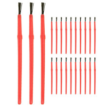 50Pcs Kids Paint Brushes Set – Precision Plastic Detail Brushes for Toddlers, Watercolor & Craft Projects, Compatible with Classroom Use