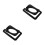 2Pièces Pieds Support Métalliques Pour Enceintes Bureau Noir Résistant 7