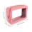Sac Cosmétique Rose Clair En PU Grande Ouverture 2