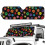 Foldable Puppy Dog Paw Windshield Sun Shade for Jeep 2