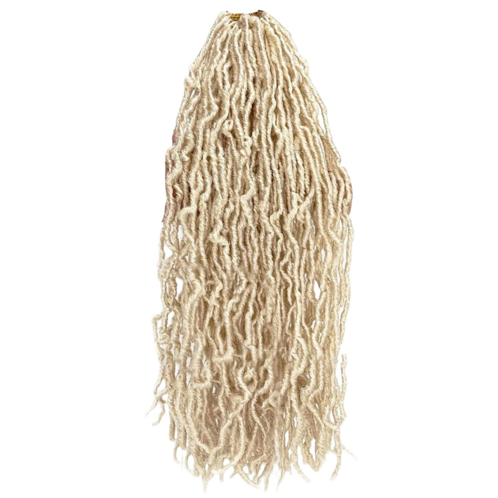 Unisex Black African Braid Crochet Hair | 24 Inch Soft Wig Braid | Crochet Hair For Women | Long Synthetic Braids For Stylish Hairstyles(F)