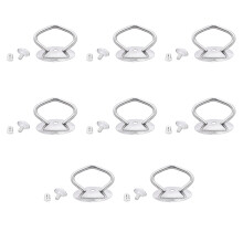 8pcs Lid Button Pot Holder Knob Stainless Steel