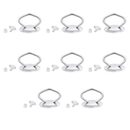 8pcs Lid Button Pot Holder Knob Stainless Steel
