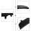 Front Bumper Wheel Arch Trim Cover ABS Black 2