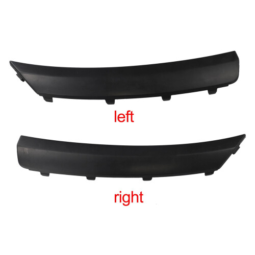 Front Bumper Wheel Arch Trim Cover ABS Black 2