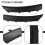 Front Bumper Wheel Arch Trim Cover ABS Black 5